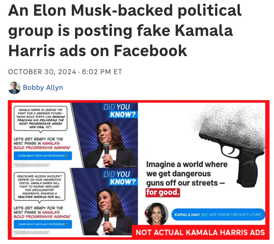The Controversial Fake Kamala Harris Ads: An Elon Musk-Backed Initiative