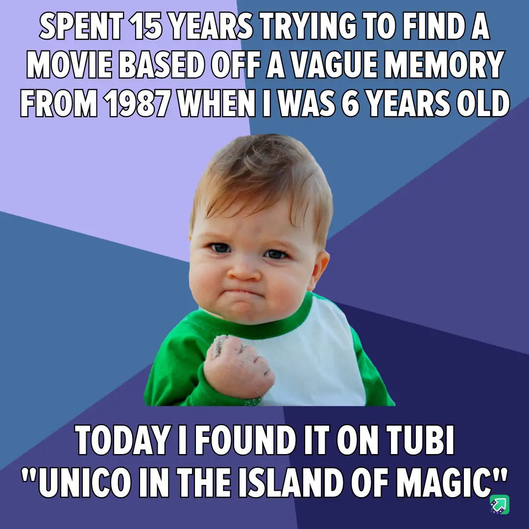 The image features the 'Success Kid' meme template, showing a toddler with a triumphant expression, clenched fist, and sandy…