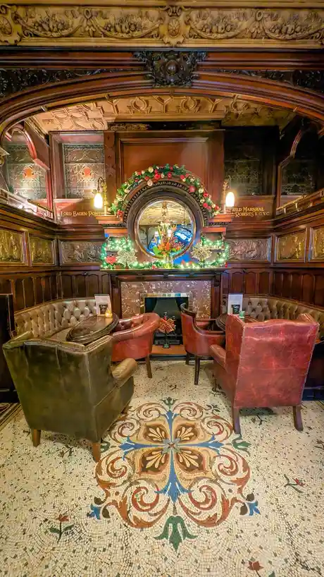 Stunning Mosaic Floor at the Philharmonic Pub in Liverpool