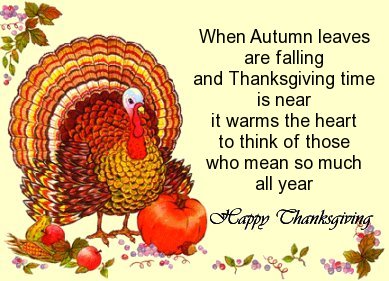 Wishing you a joyful Thanksgiving celebration!