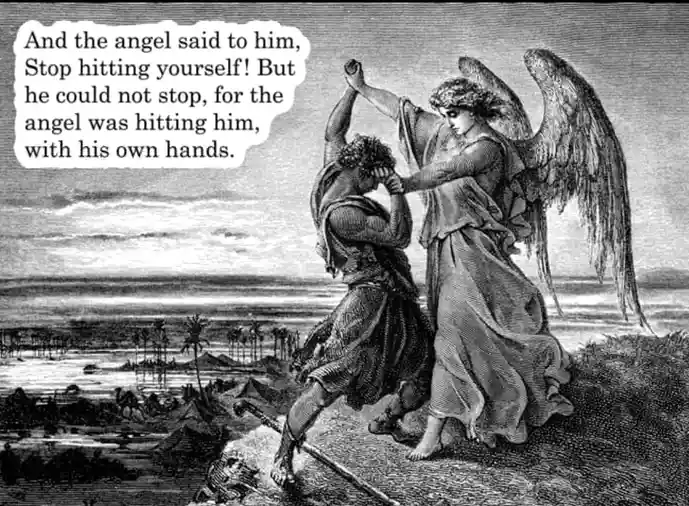 And He Asked You, Why Are You Hitting Yourself?