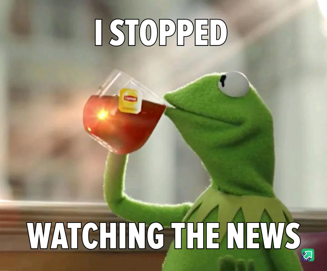 The silence of no more news