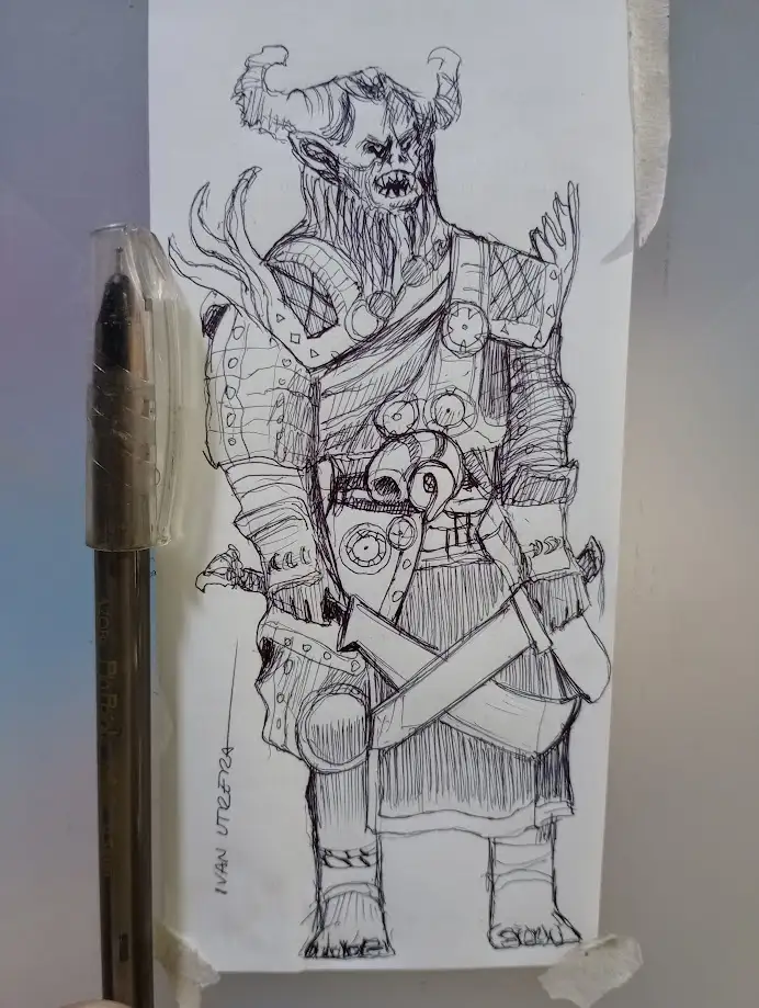 A creative sketch that speaks volumes
