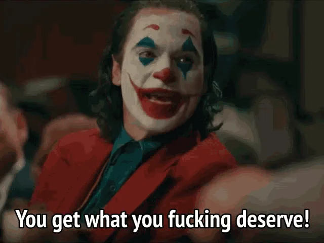 The image is a six-panel meme featuring the character Joker from the movie 'Joker' (played by Joaquin Phoenix). In each…