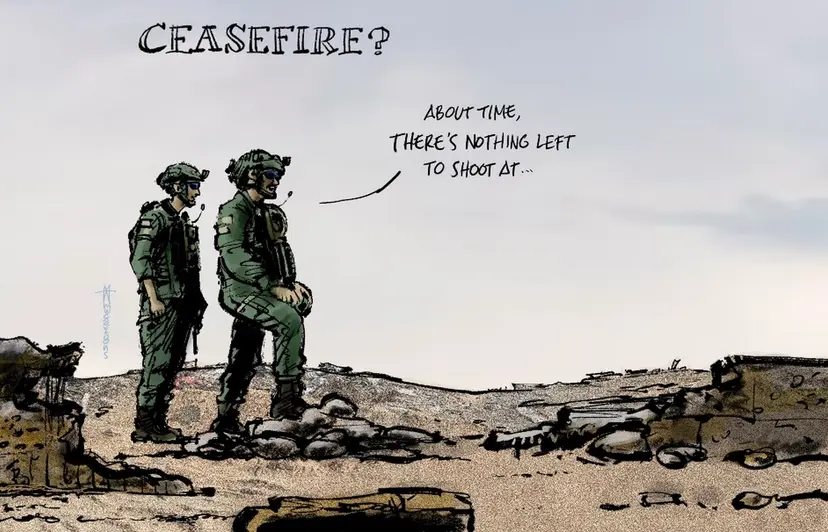 Ceasefire? A Thought-Provoking Piece by Maarten Wolterink