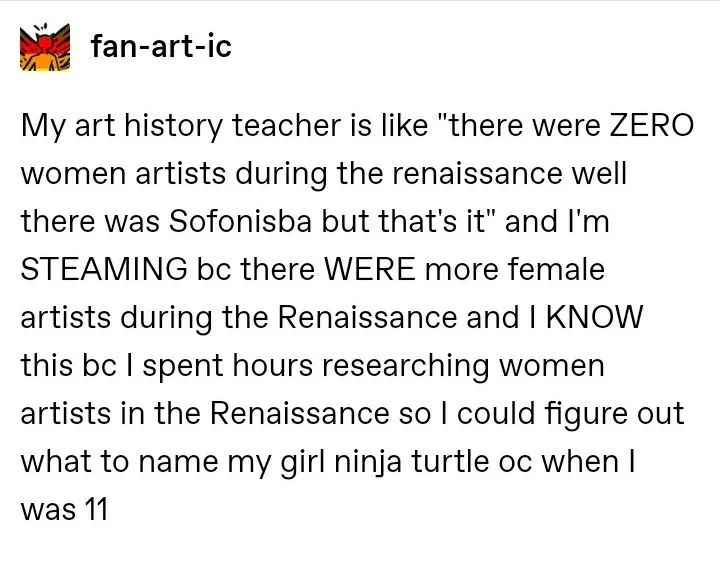 The Unsung Heroines: Female Artists of the Renaissance