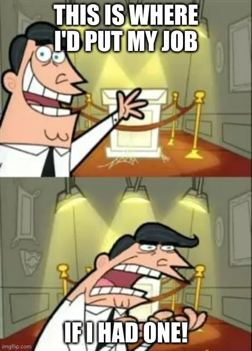 The image is a two-panel meme featuring the animated character Mr. Herriman from 'The Fairly OddParents'. In the top panel…