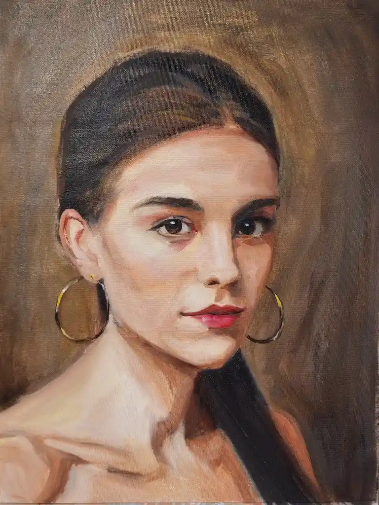 Check Out My Latest Creation: Oil on Canvas