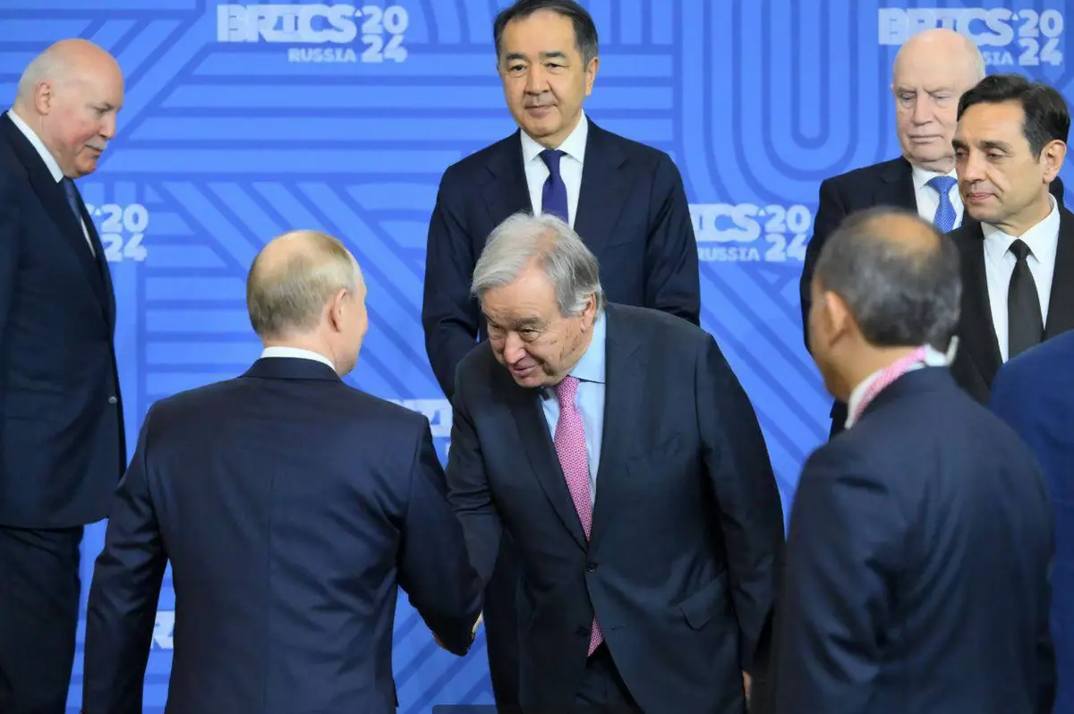 UN Chief Guterres Faces Off at Putin's Summit: A Must-See Moment