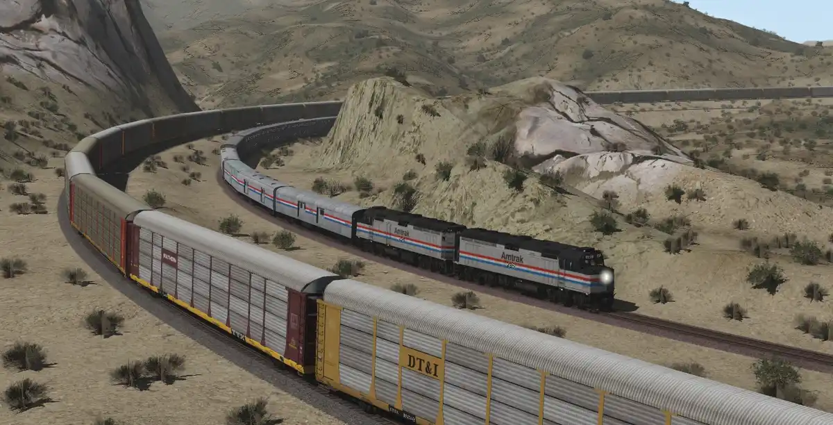 Epic Train Chase at Cajon Pass: A Glimpse from May 1989