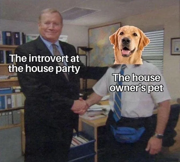 Two men in office attire are shaking hands in an office setting. The man on the left, wearing a dark suit, has text overlaid…