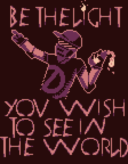 Just a Pixel Art Piece: No Recent Events Here!