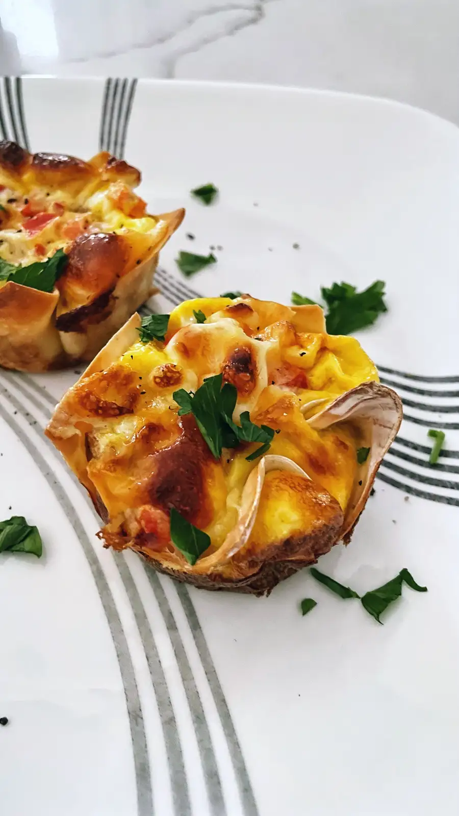 Delicious Baked Wonton Egg Cups Recipe