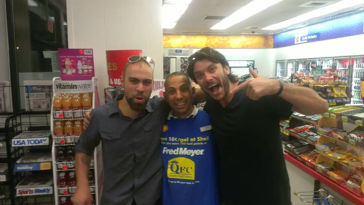 Meet Adel, my Egyptian gas station attendant friend, who's taking his U.S. citizenship test tomorrow to reunite with his wife. Let's wish him all the luck!
