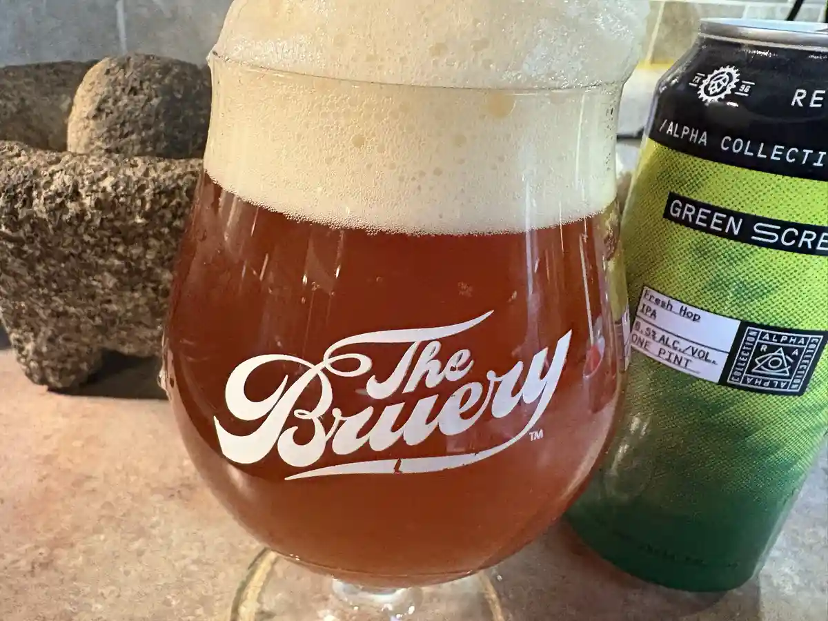 Savoring the last of the fresh hop goodness