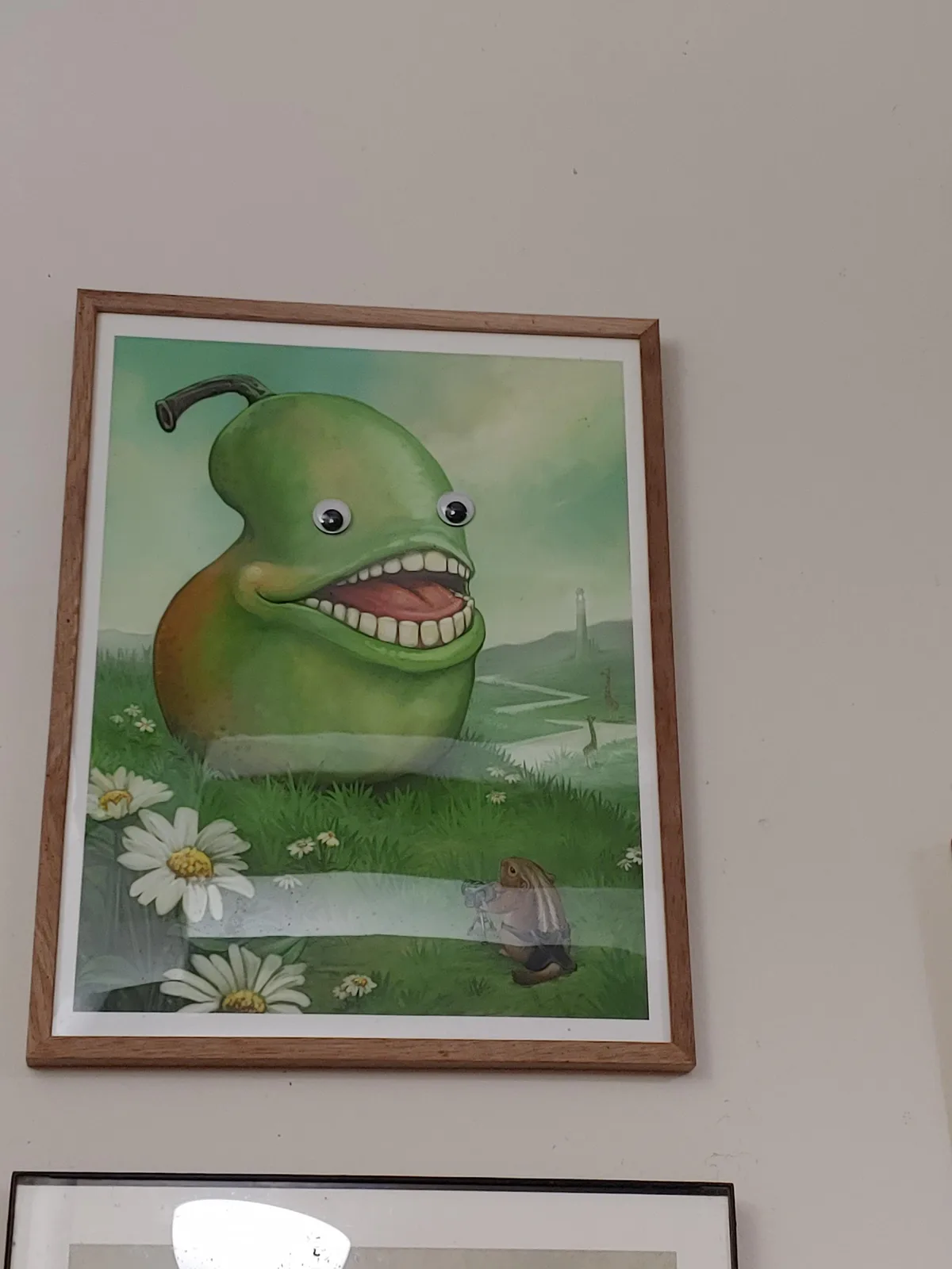 LOLWUT: Pear's Dilemma - To Stay or Go with Those Googly Eyes?