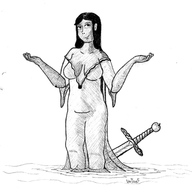 Apologies, but the Lady of the Lake is completely clueless about this 'Excalibur' you're asking about.