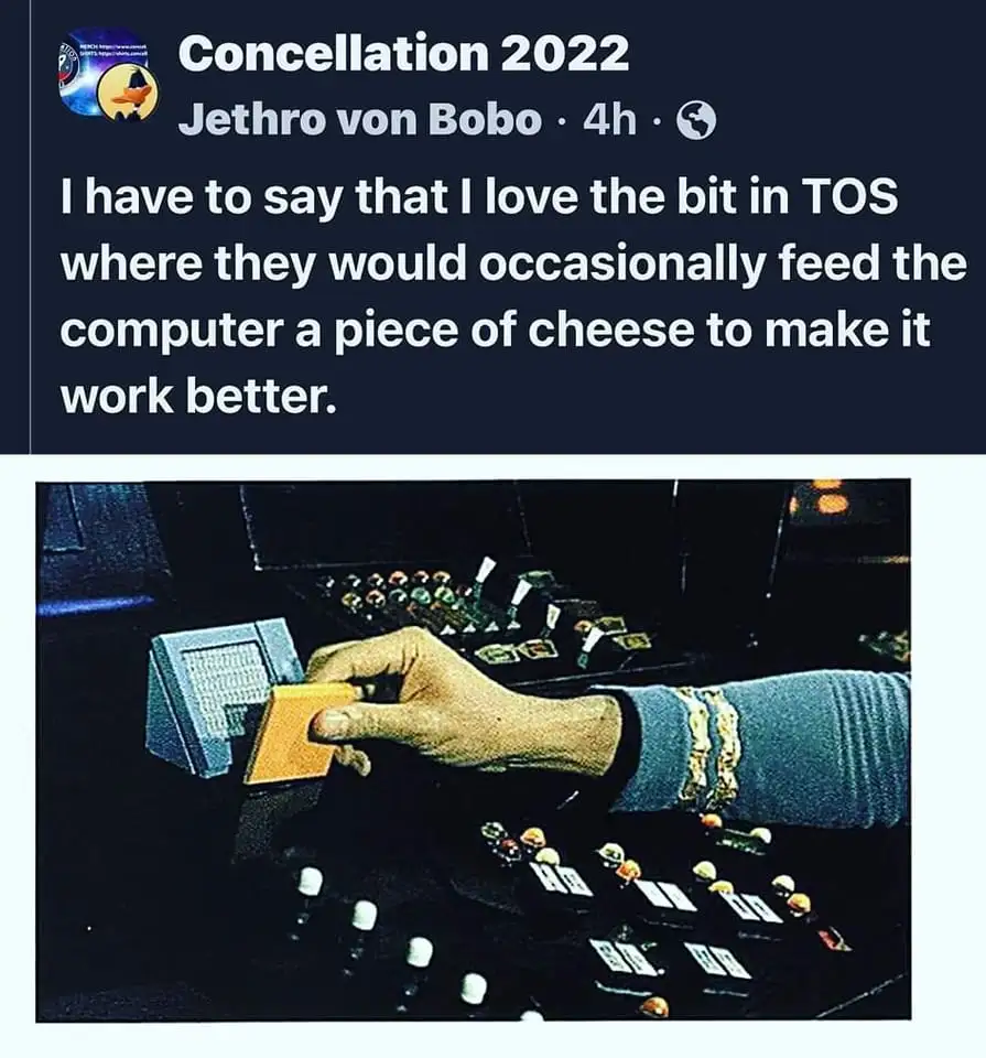 A screenshot of a social media post from 'Concellation 2022' by 'Jethro von Bobo' that reads 'I have to say that I love the…