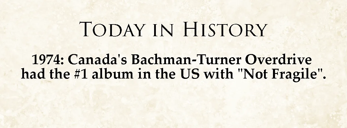 The image displays a beige, textured background resembling aged parchment with black serif text. The top line reads 'TODAY…