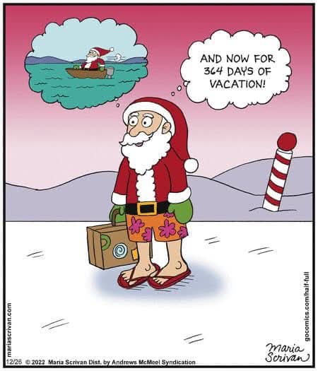 Time to take a break and embrace the holiday spirit with Santa!