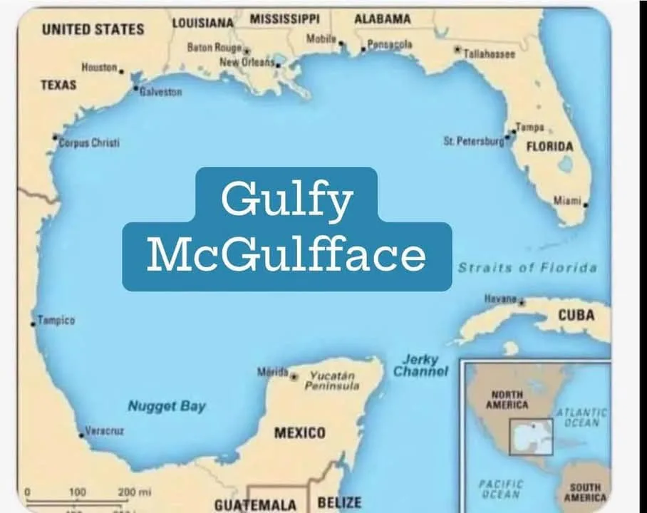 A map of the Gulf of Mexico region showing U.S. states like Texas, Louisiana, and Florida, and Mexico, with a large blue…