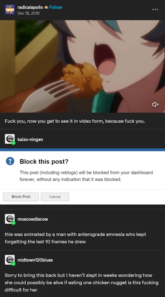 An Anime Girl's Hilarious First Day of Eating Lessons