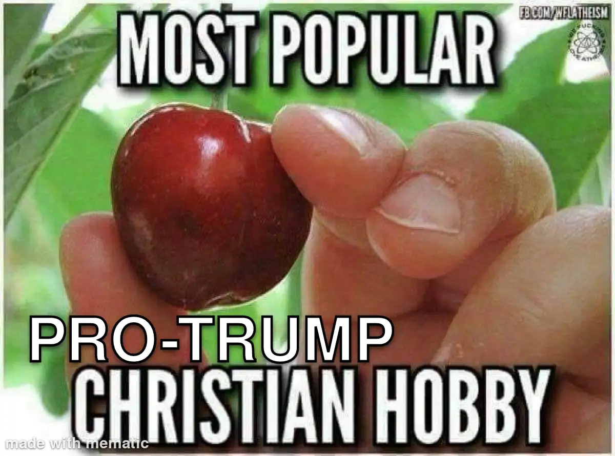 A hand holds a single red cherry against a green leafy background. Bold white text with black outlines reads 'MOST POPULAR'…