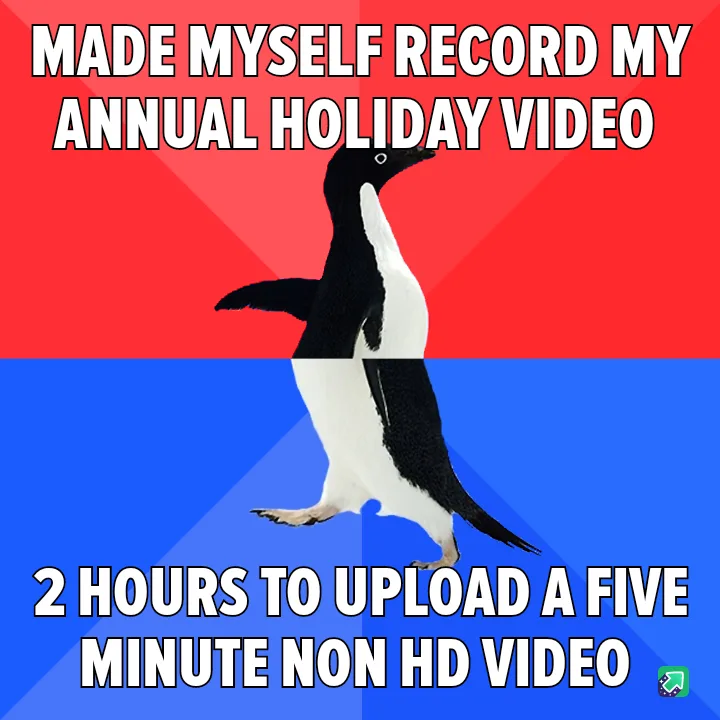 Bah Humbug! I Should Have Recorded Yesterday's Festivities!