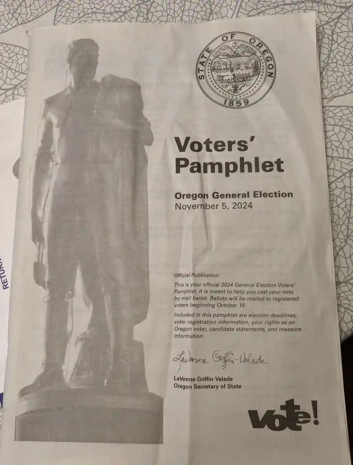 Voting in Oregon is a breeze!