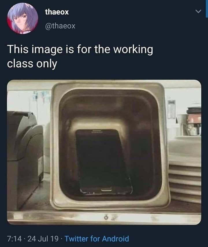 A smartphone is shown inside a commercial dishwasher, viewed from the front. The overlaid text reads 'This image is for the…