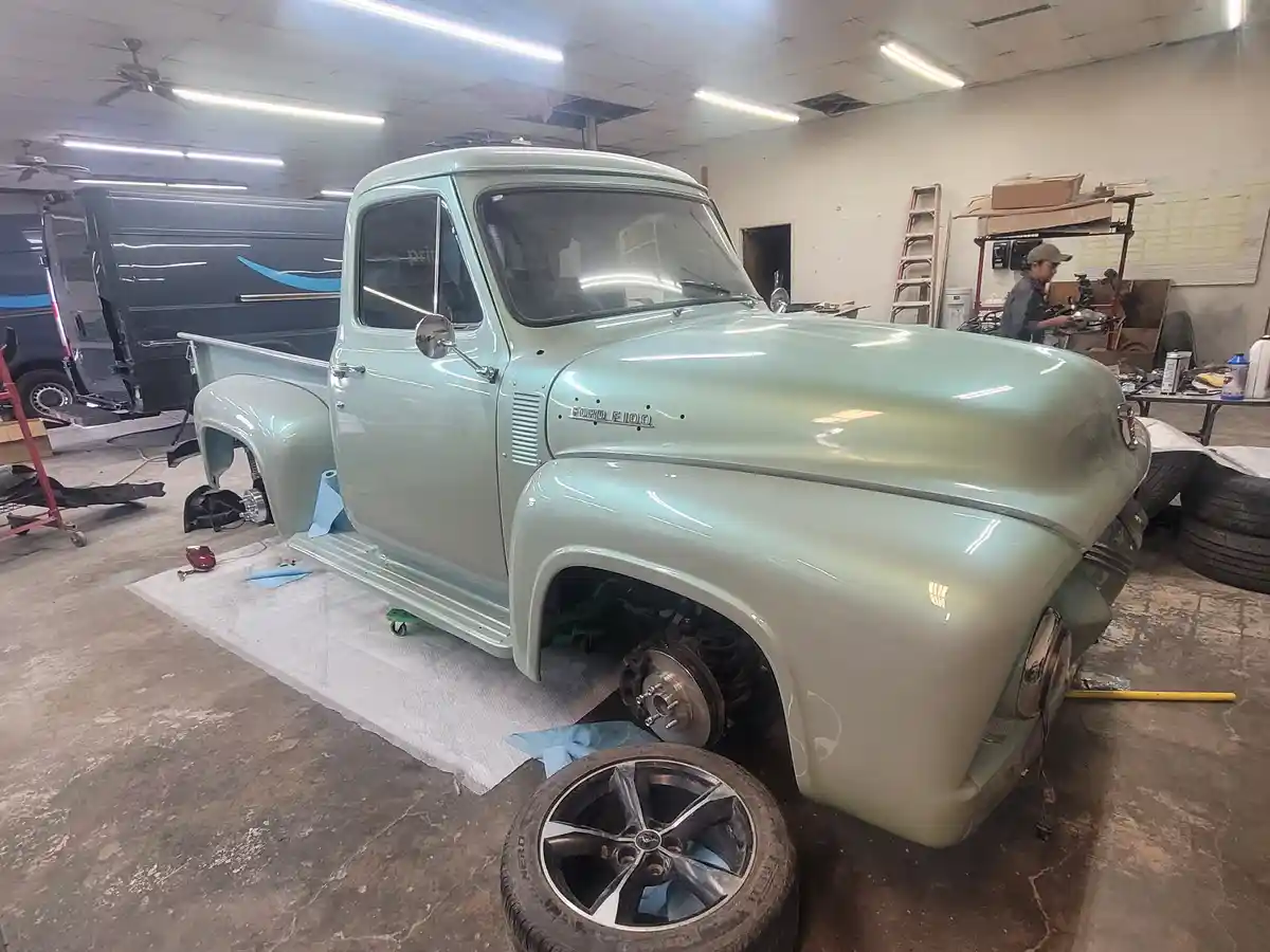 This is My Cherished Baby! My Dad Bought a '54 Ford F-100 for Just $200 When I Was 14, and 30 Years Later, This Truck Keeps His Memory Alive. Hoping to Finish Restoring Her by Year-End!