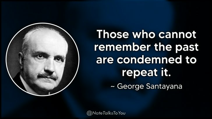 So many people are determined to repeat the errors of history.