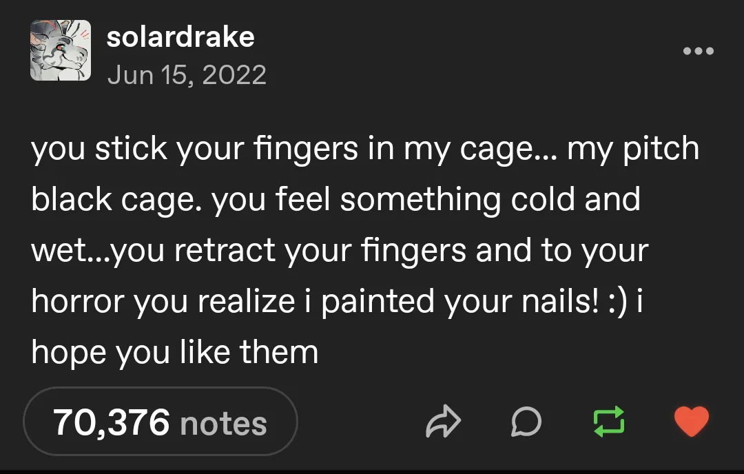 When You Stick Your Fingers in My Cage: A Playful Encounter