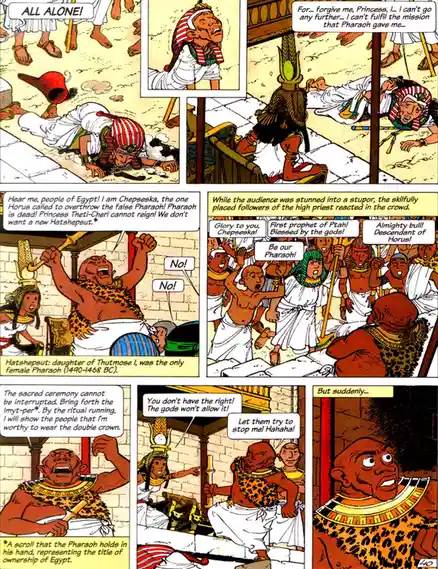 Dramatic Moments from 'Imhotep's Transformation': A Look into the Belgian Series 'Papyrus'