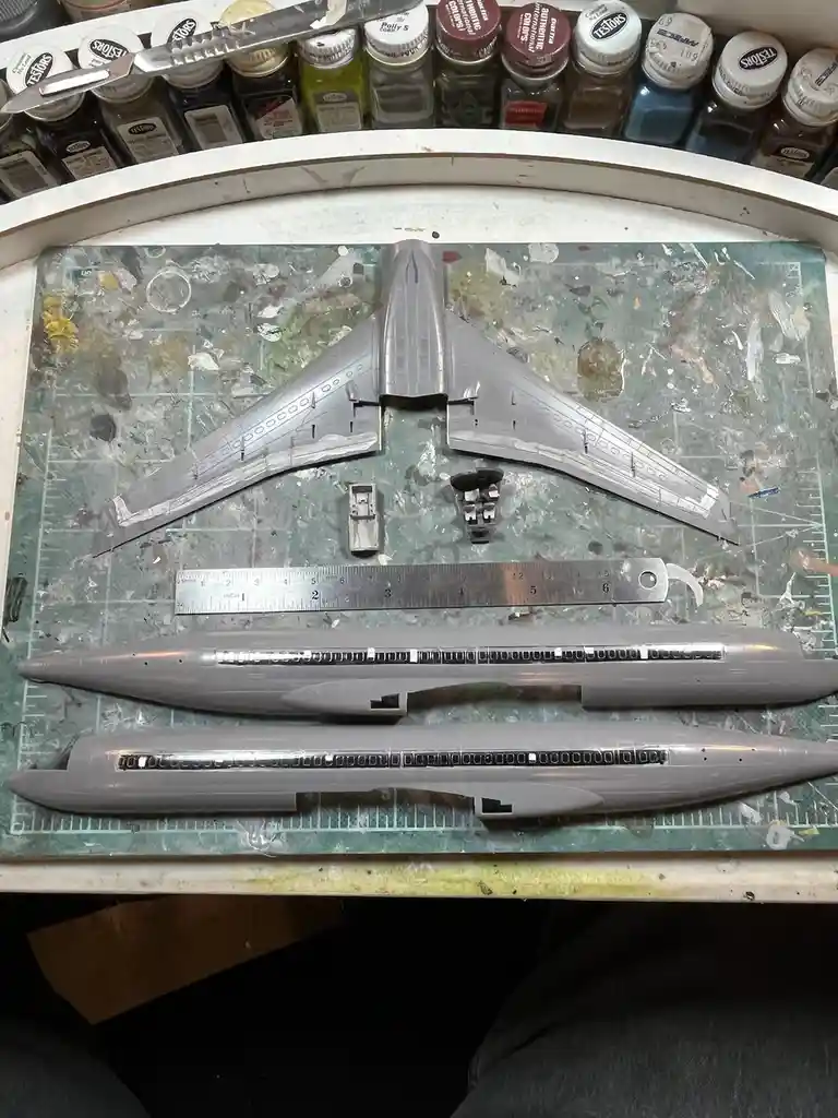CRM 1/144 Scale Model of the 727