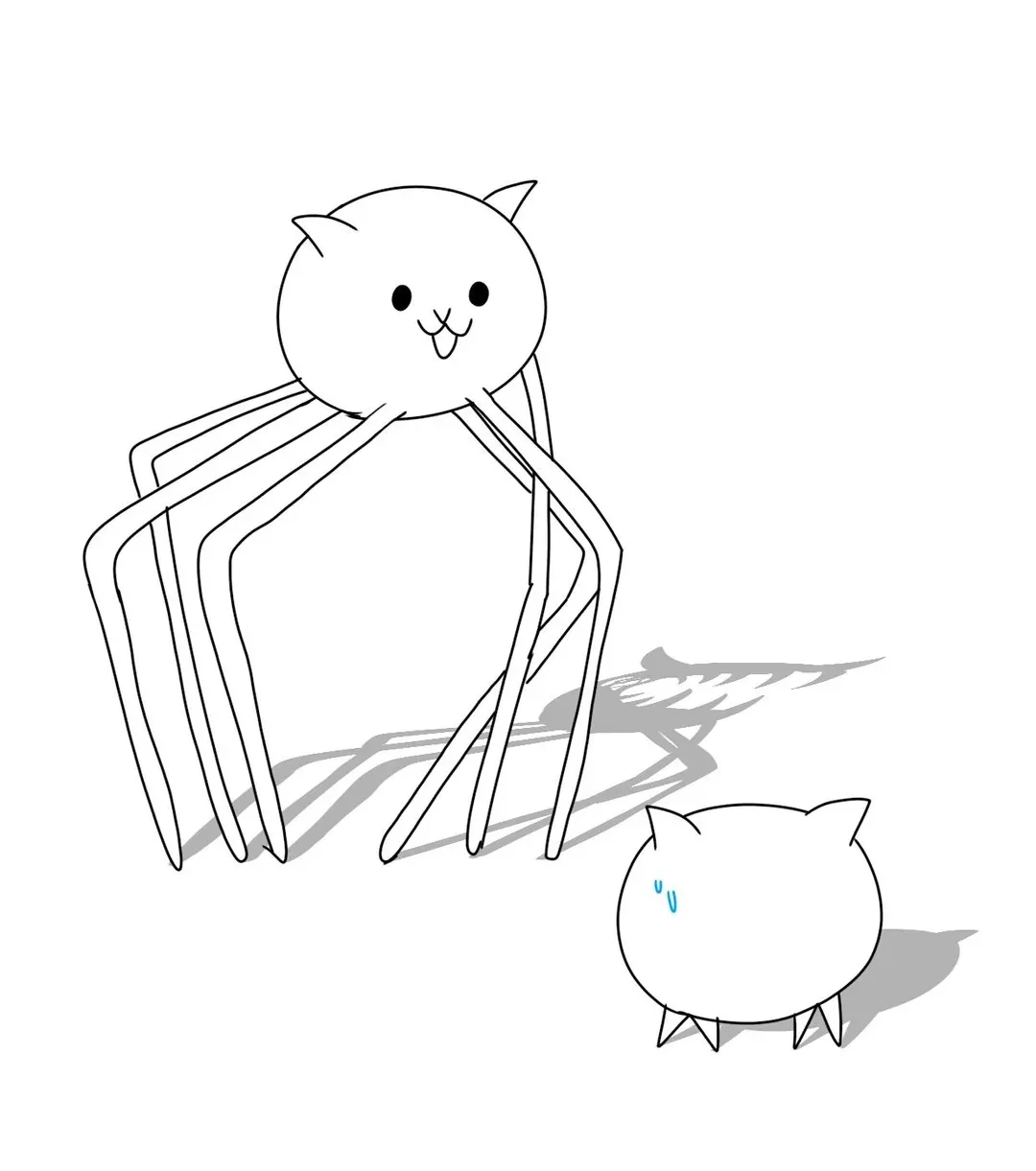 Is That an Among Us Reference? (Featuring a Gross Cat)