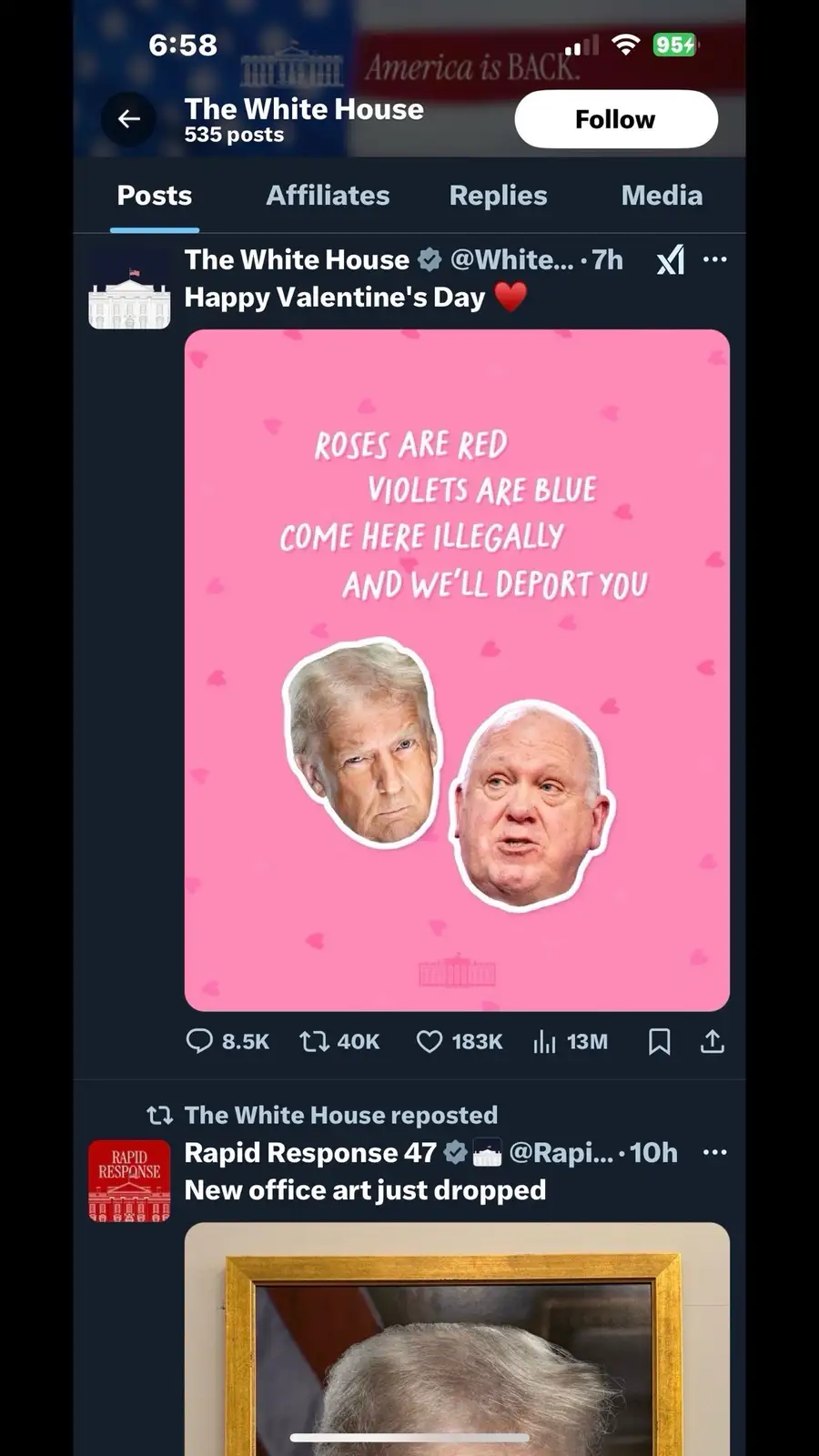 Welcome to the White House Twitter Experience