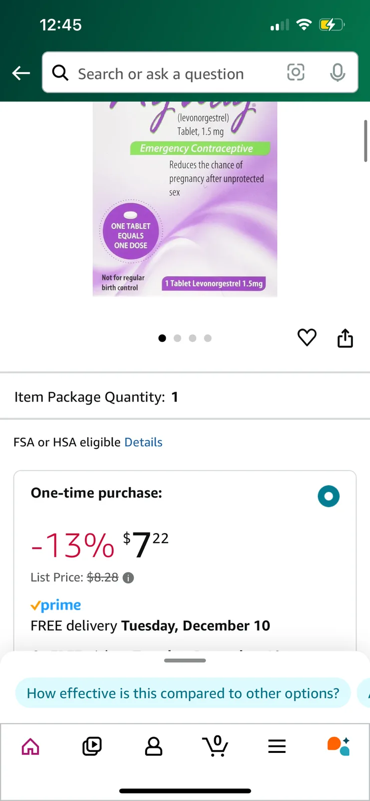 A friendly reminder to stock up on Plan B