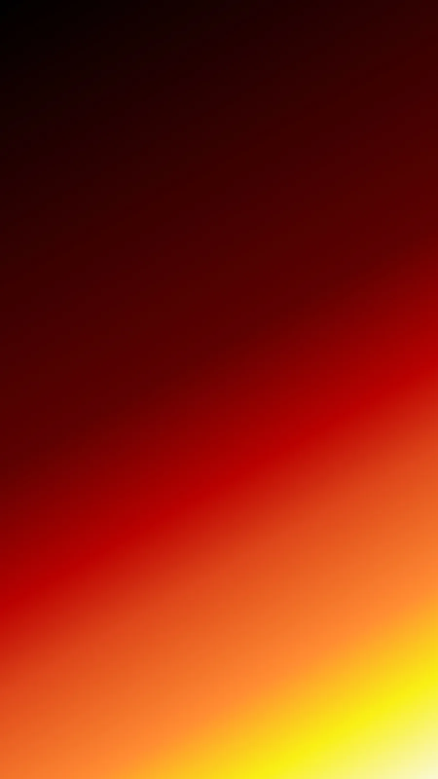 The image is a vertical gradient background transitioning from black at the top through deep red and orange to bright yellow…