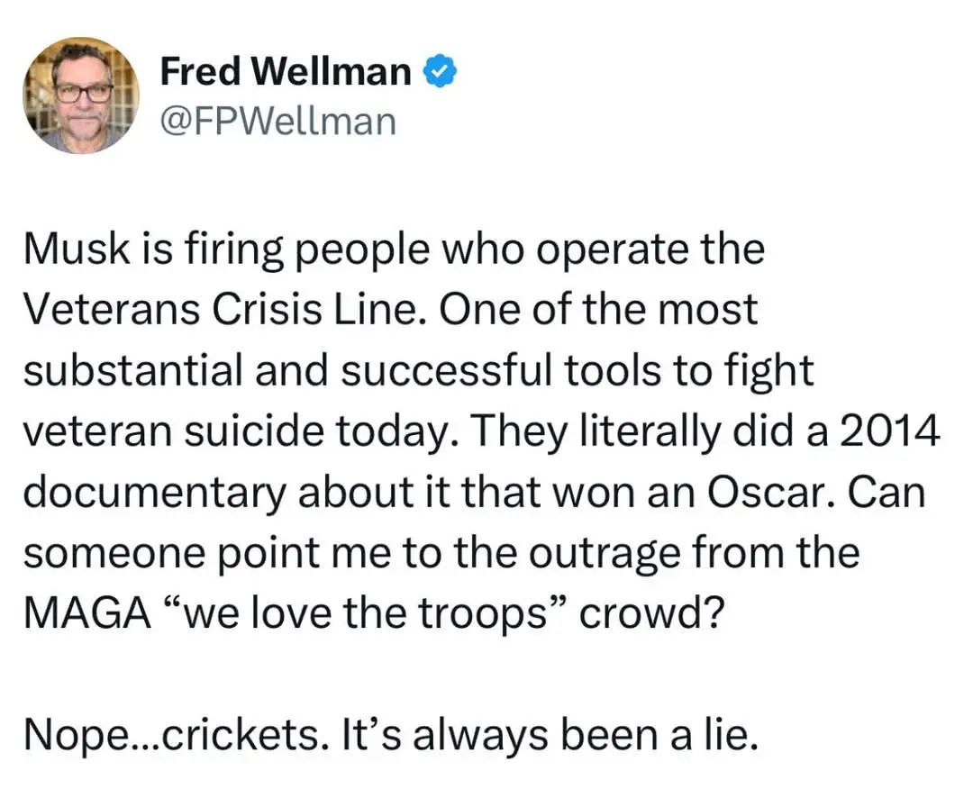 A screenshot of a tweet by verified user Fred Wellman (@FPWellman) expressing disbelief that MAGA supporters are silent…