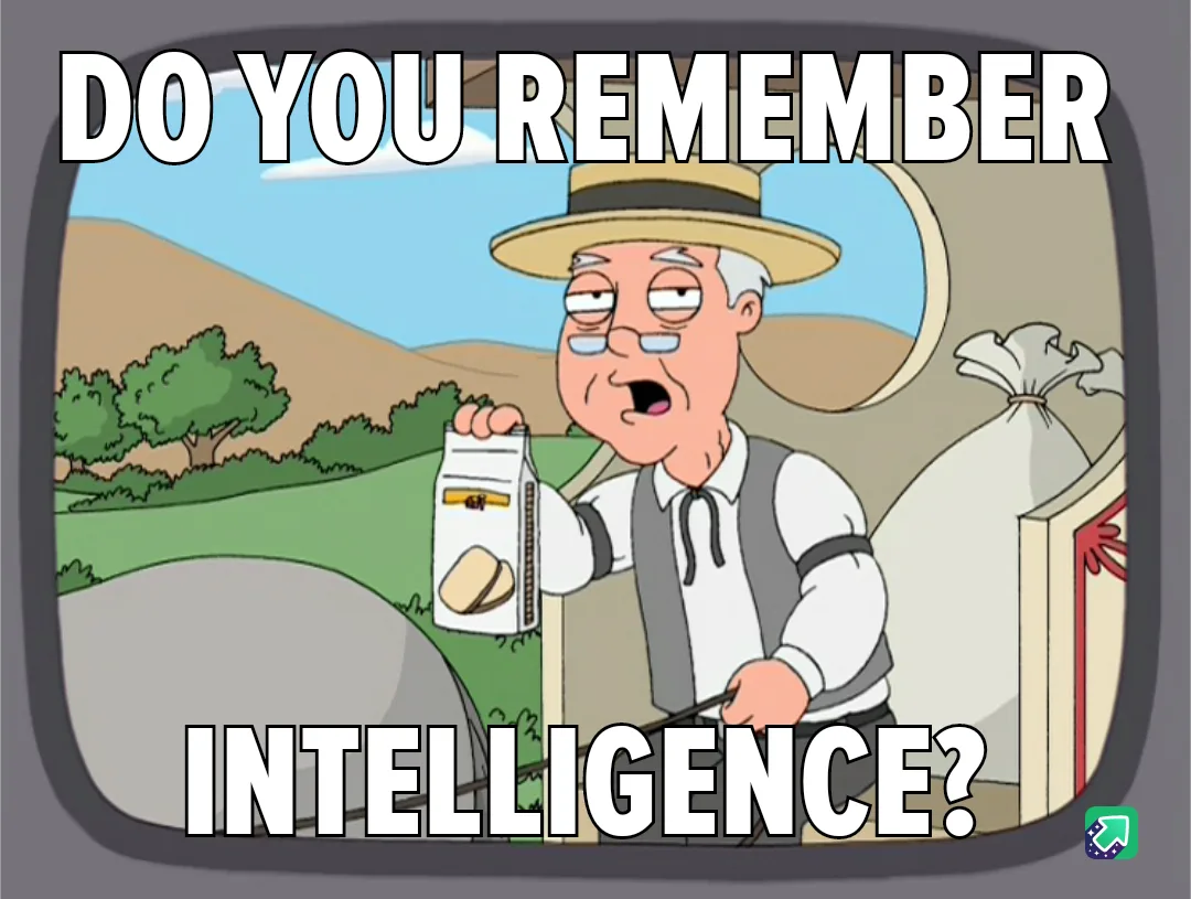 A cartoon man in a straw hat and glasses holds a carton of bread, looking confused or nostalgic, with the text 'DO YOU…