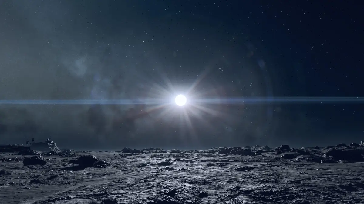 Starfield Adventure: Exploring Volii Alpha at Moonrise