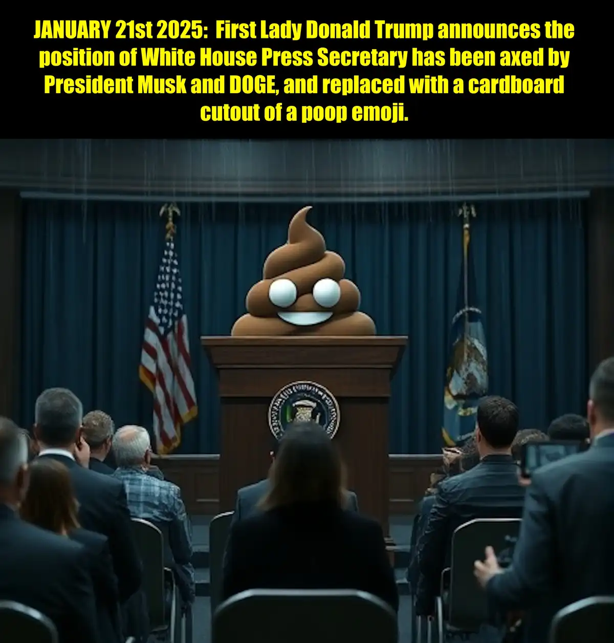 Will Trump's administration lead to a future where everyone gets a poop emoji reply from Musk?