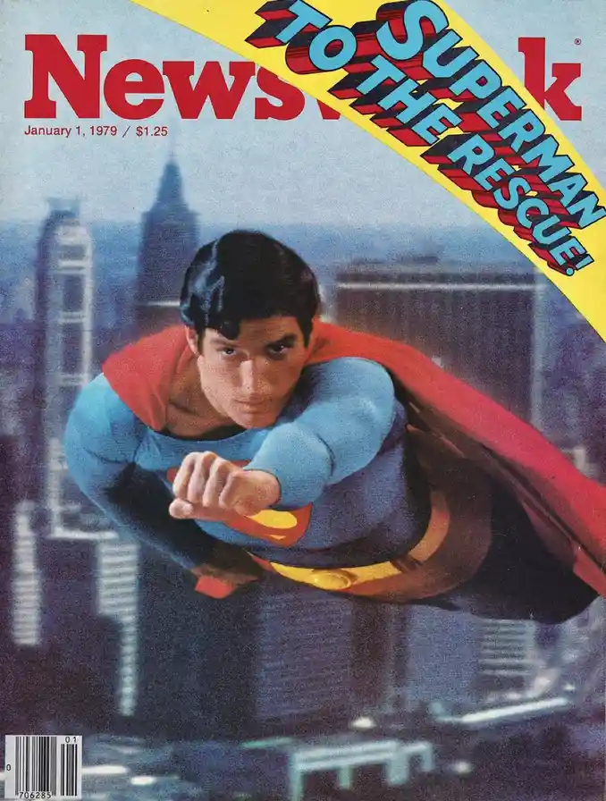Throwback to Newsweek Cover from January 1, 1979: Christopher Reeve as Superman