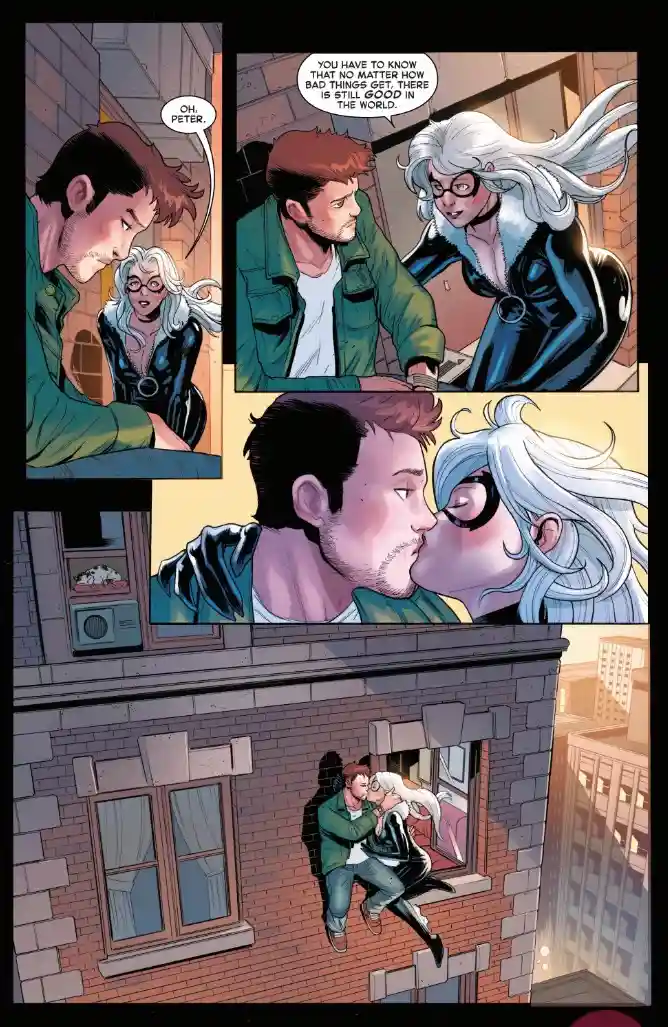A Romantic Moment: Peter and Felicia Share a Kiss (ASM Vol. 6 #66)