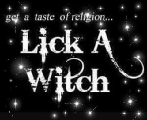 A black background with white sparkles and text that reads 'get a taste of religion...' above the larger, stylized phrase…