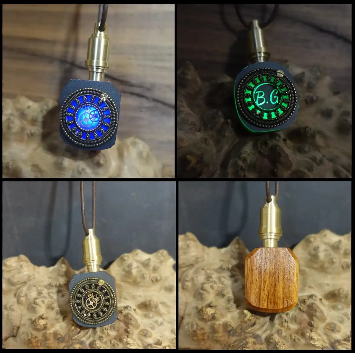 A Steampunk Pendant That Lights Up