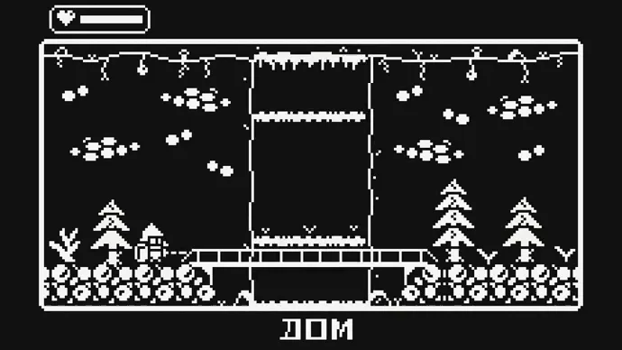 The image displays six side-by-side pixel art game screenshots arranged in two rows of three. Each screenshot shows a…