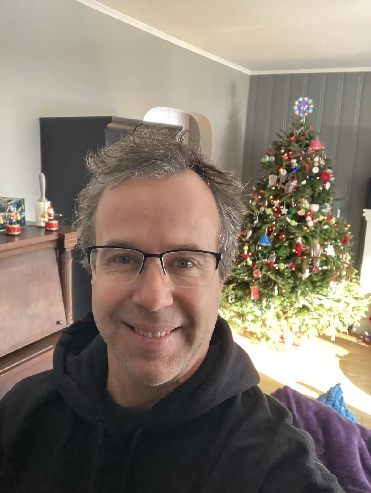 Sending Warm Wishes from Nova Scotia, Canada! And here's a bonus with my dog!
