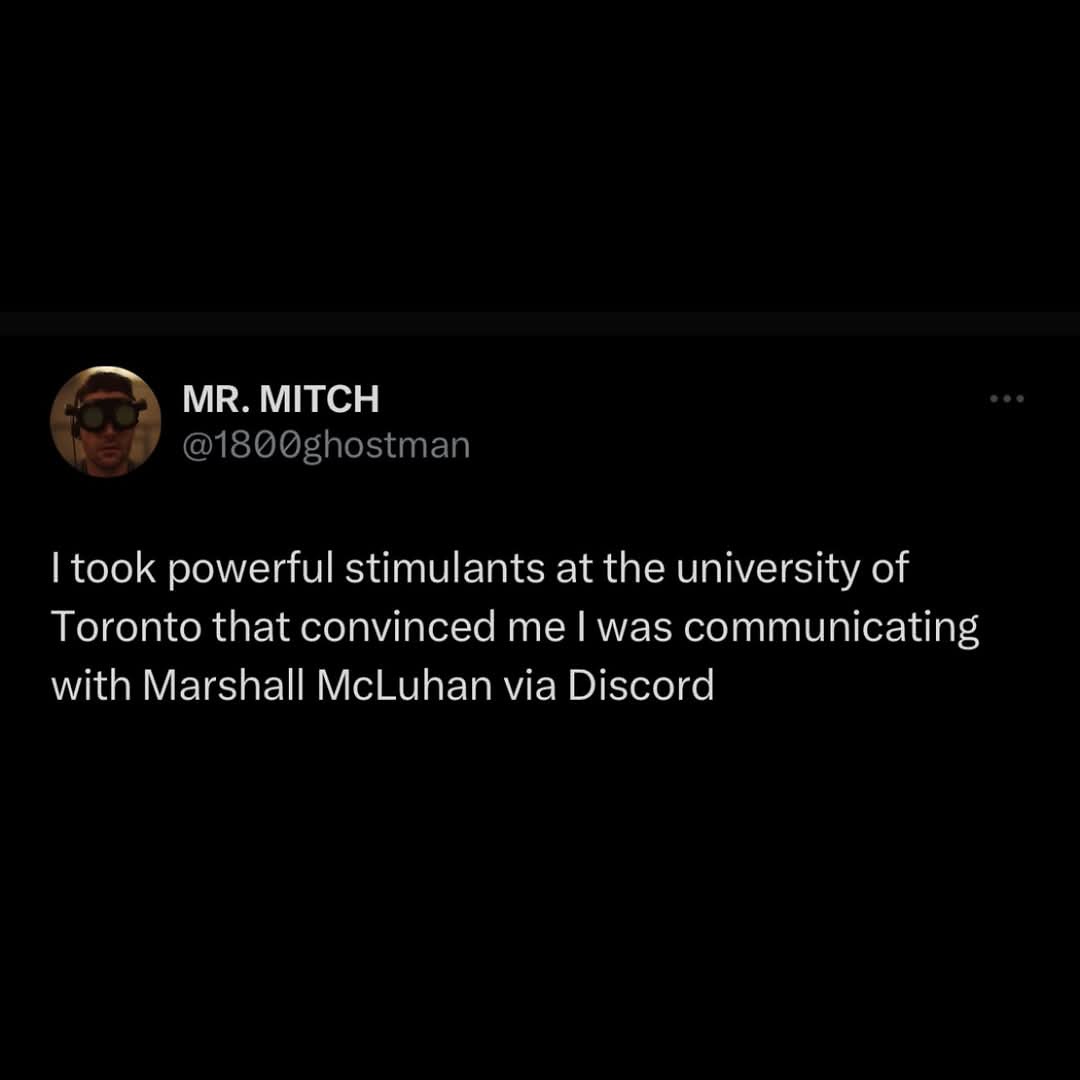 A screenshot of a tweet from user MR. MITCH (@1800ghostman) shows a profile picture of a man wearing goggles and a cap. The…